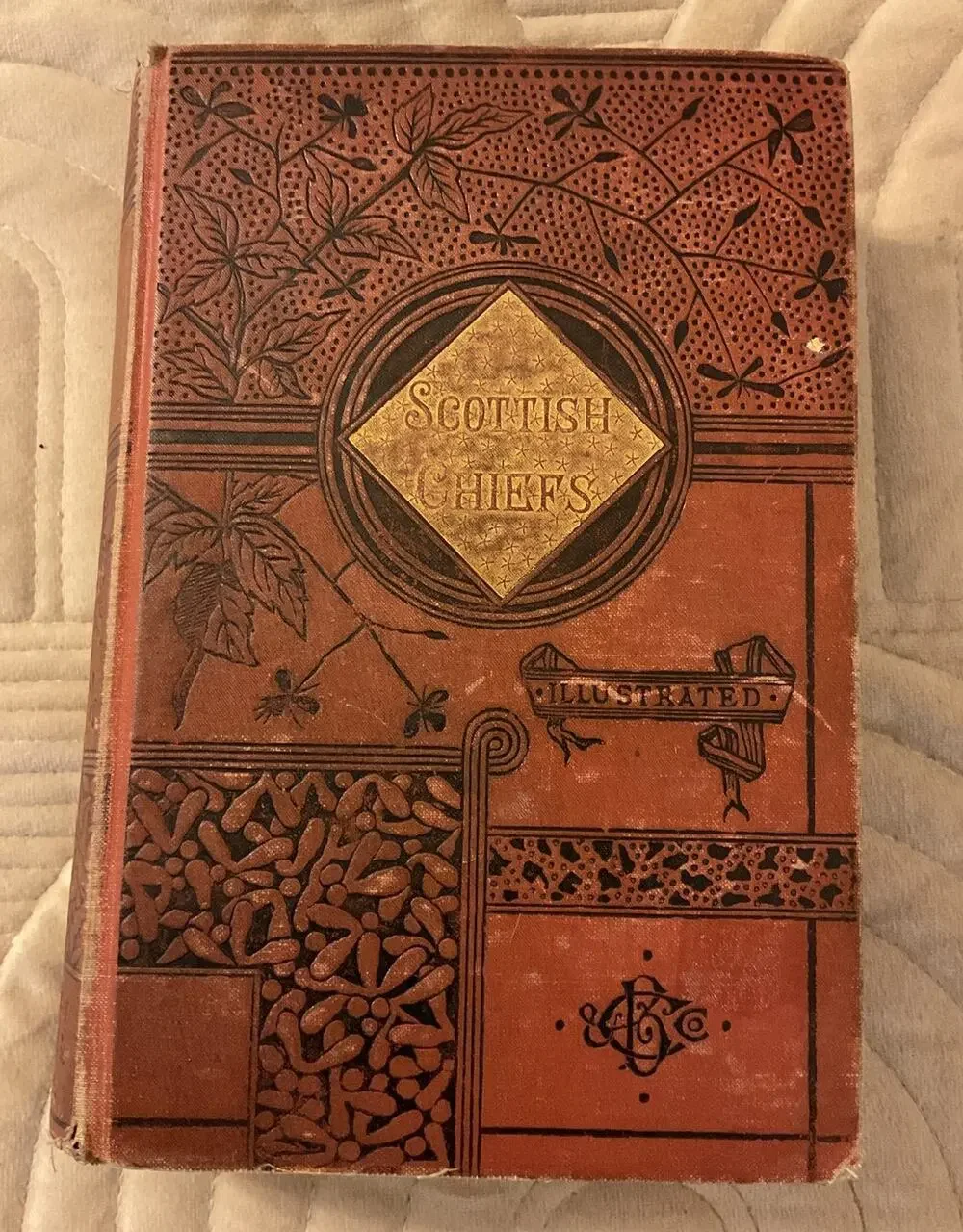 1885 The Scottish Chiefs by Miss Jane Porter Belford Clarke & Co. Illustrated